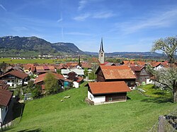 Burgberg - Am Sonnenhang - OM, Kirche v SO 03